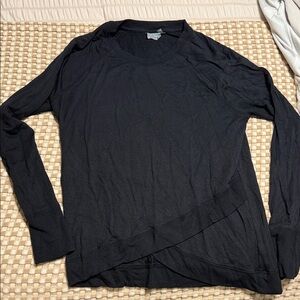 Athleta Black Long Sleeve Tee